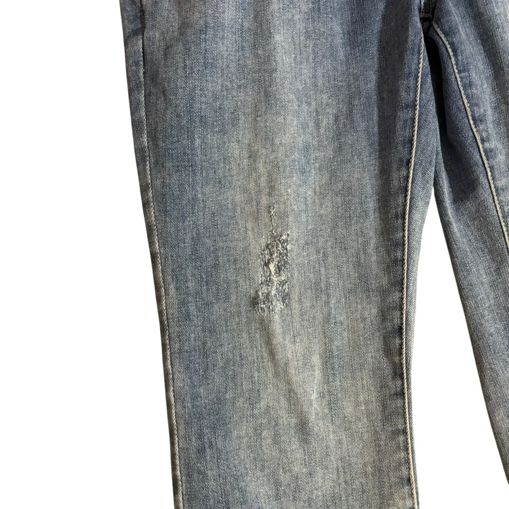 Free People Overalls Womens 25 Blue‎ Denim Sleeveless Bib Adjustable Buttons Top